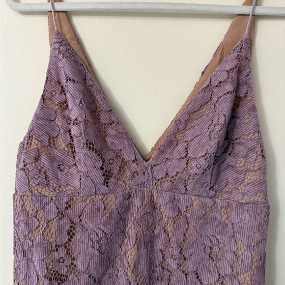 Free People Dangerous Love Lace Mini Dress, color Lilac Purple, size 6 - Picture 5 of 13